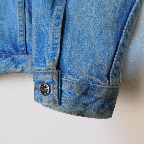 Tyca Denim Jacket Adult L Freightliner Embossed Made in USA Vintage Rare Trucker - Picture 14 of 16